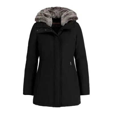 Woolrich - Boulder Parka Ff Blk Black Wwcps2647 In Black