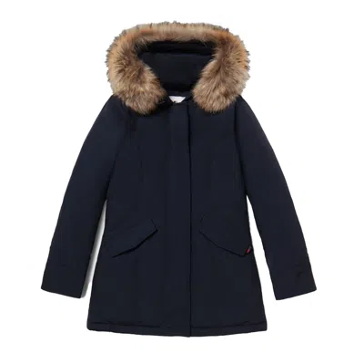 Woolrich Arctic Parka In Ramar Cloth With Removable Fur