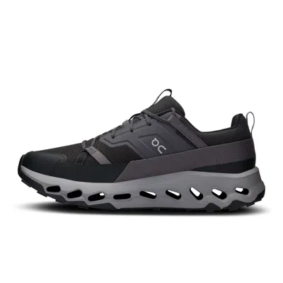 On Horiz Sneakers With Chunky Rubber Sole In Black