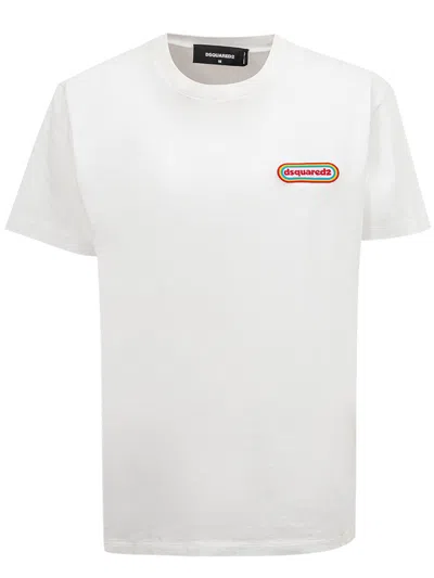 Dsquared2 T-shirt With Patch Logo .