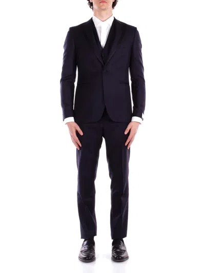 Tagliatore Two-piece Suit In Virgin Wool
