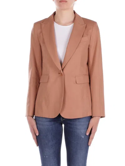 Weekend Max Mara Quito Cotton & Linen Canvas Wide Jacket