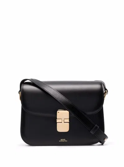Apc A.p.c. Grace Small Bag In Smooth Leather