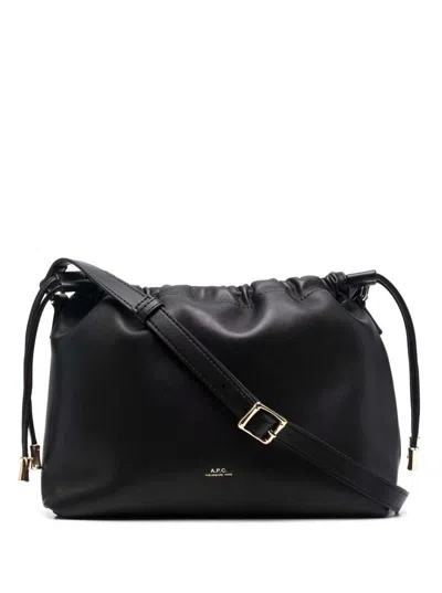 Apc A.p.c. Sac Ninon Mini Bags Recycled Material With Leather Effect