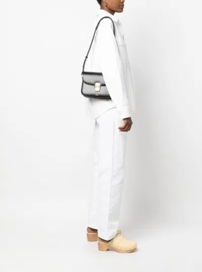Apc A.p.c. Grace Small Bag In Smooth Leather
