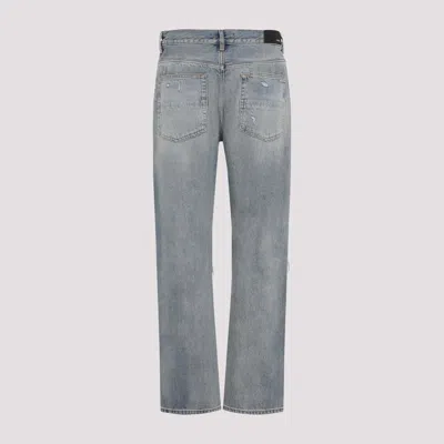 Amiri Straight Leg Mid-rise Distressed Trousers