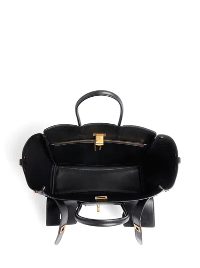 Balenciaga Mini Bel Air Leather Top Handle Bag