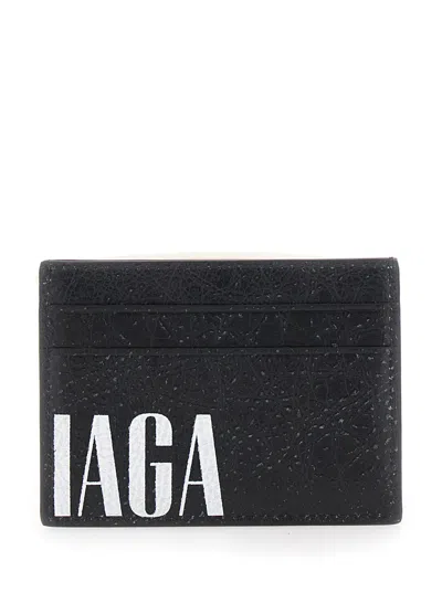 Balenciaga Editor Card Holder In Black