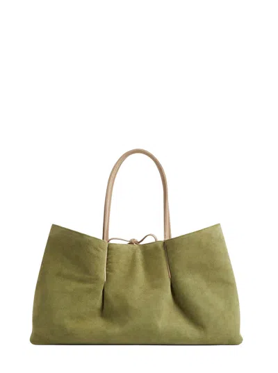 Bottega Veneta 'pinacoteca' Beige Reversible Shoulder Bag With Two Top Handles And Intrecciato Motif