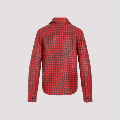 Bottega Veneta Two-tone Intrecciato Leather Shirt