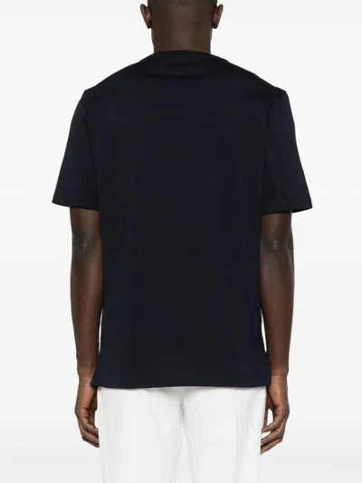 Brunello Cucinelli Cotton Jersey Crew Neck T-shirt With Logo Clothing