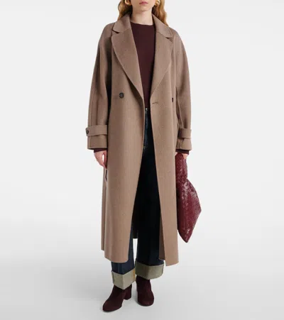 Gianvito Rossi Joelle 45 Velvet Ankle Boots In Brown