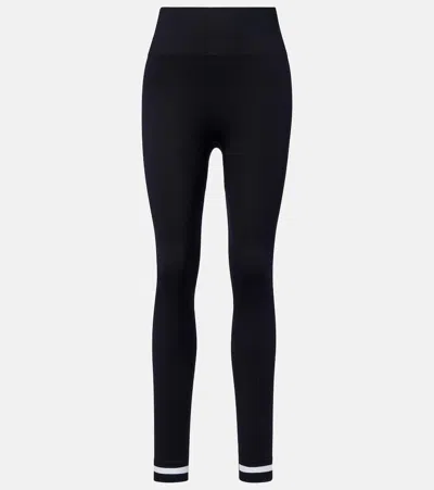The Upside Form Seamless 25in Midi Pant In Navy