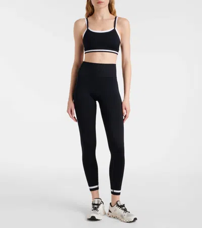 The Upside Form Seamless 25in Midi Pant In Navy