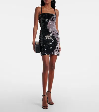 Nensi Dojaka Sequined Minidress In Multi