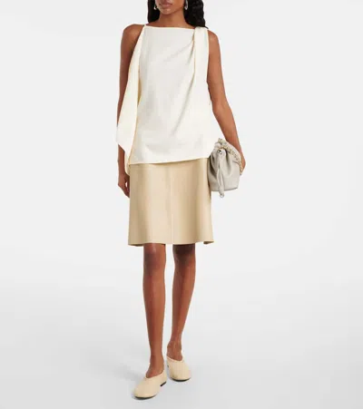 A.emery Park Embroidered Leather Ballet Flats