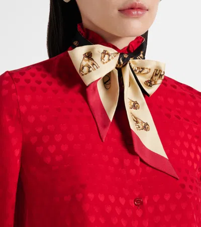 Valentino Scarf Bandeaux Petit Charles In Black