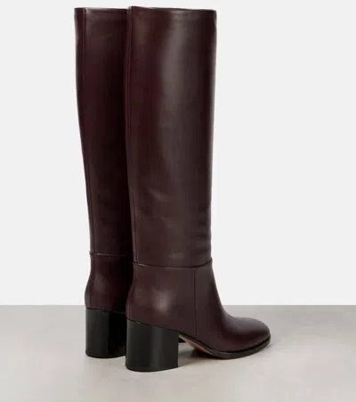 SANTIAGO皮革及膝靴