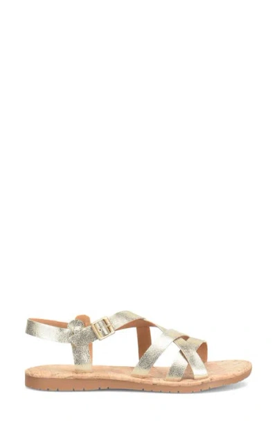 Korks Jerrick Sandal In Gold