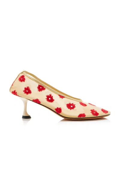 Proenza Schouler Woman Pumps Sand Size 11 Textile Fibers In Nude