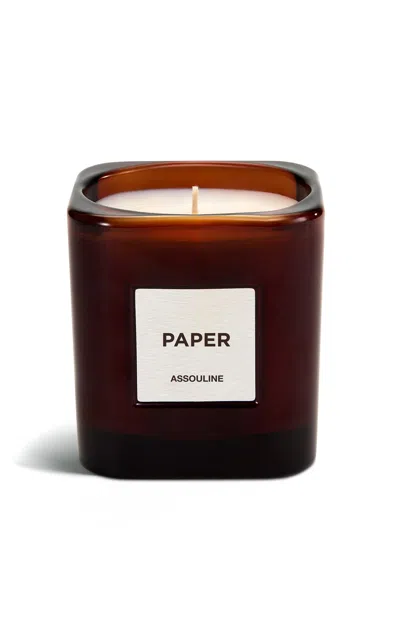 Assouline Library Candle: Wood