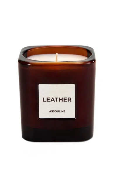Assouline Leather Candle