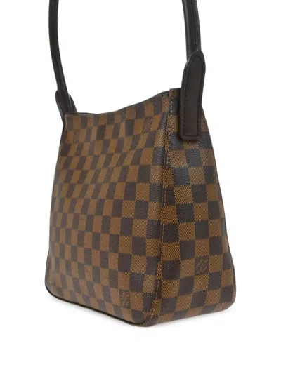 Pre-owned Louis Vuitton 2006 Looping Mm Handbag In Brown