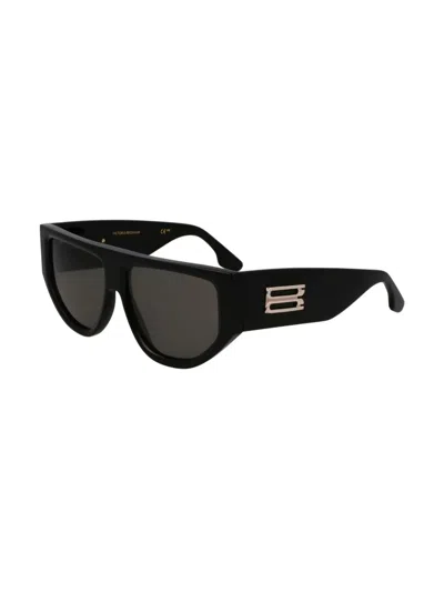 Victoria Beckham B-buckle 55mm Modified Rectangular Sunglasses