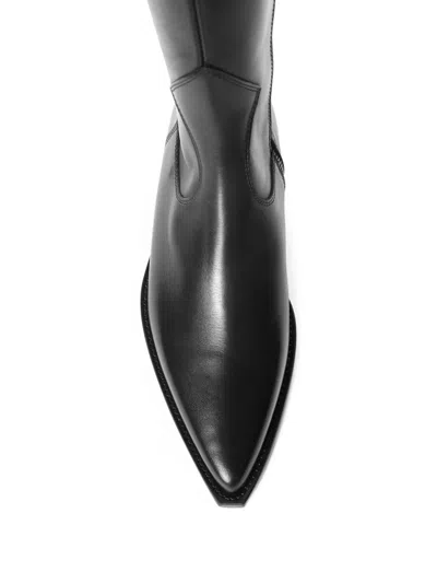Ann Demeulemeester Jani Cowboy Boots In Black