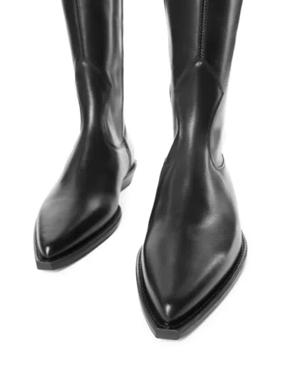 Ann Demeulemeester Jani Cowboy Boots In Black