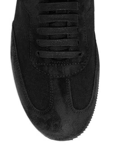 Ann Demeulemeester Suede Finish Sneakers Rubber Sole