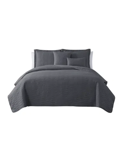 Nestl Ellipse Embossed 4-pc. Quilt Set, Twin/twin Xl