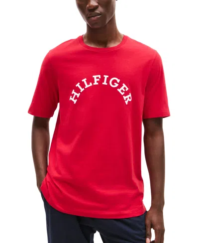 Tommy Hilfiger Men's Logo T-shirt In Red