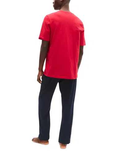 Tommy Hilfiger Men's Logo T-shirt In Red