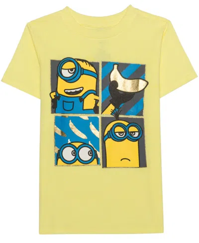 Despicable Me Little & Big Boys Minion Short Sleeve T-shirt