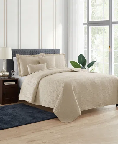 Nestl Ellipse Embossed 4-pc. Quilt Set, Twin/twin Xl