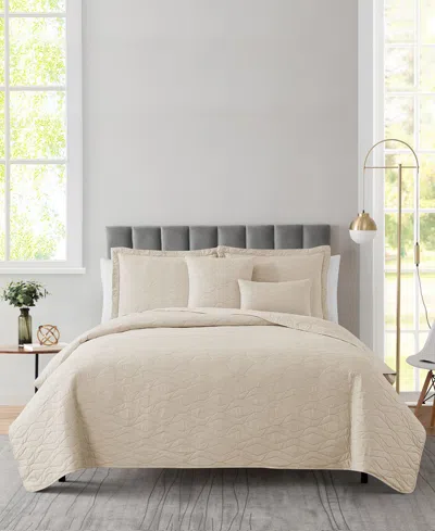Nestl Ellipse Embossed 4-pc. Quilt Set, Twin/twin Xl