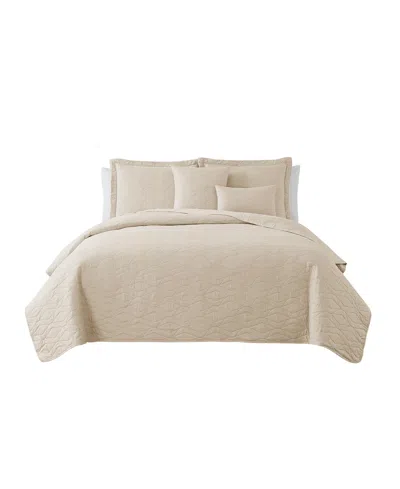 Nestl Ellipse Embossed 4-pc. Quilt Set, Twin/twin Xl