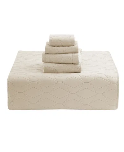Nestl Ellipse Embossed 4-pc. Quilt Set, Twin/twin Xl