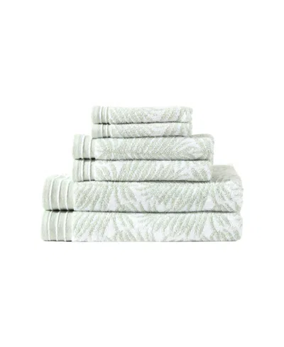 Tommy Bahama Linear Palms Cotton Terry Towel Set