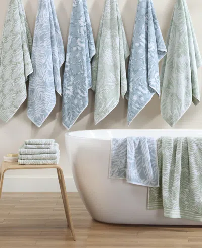 Tommy Bahama Linear Palms Cotton Terry Towel Set