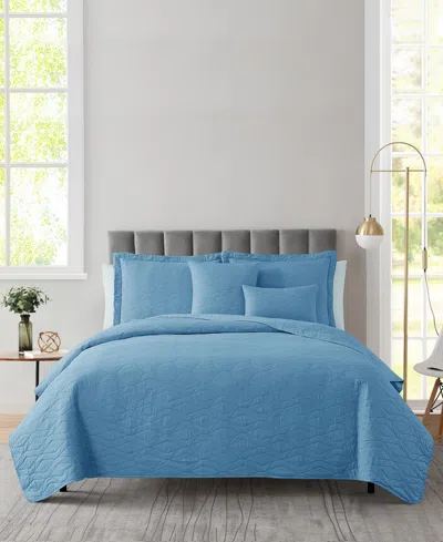 Nestl Ellipse Embossed 4-pc. Quilt Set, Twin/twin Xl