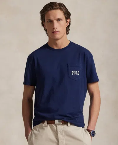 Polo Ralph Lauren Crew Neck Graphic Print Chest Pocket