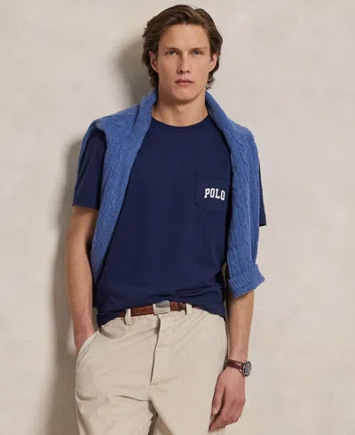 Polo Ralph Lauren Crew Neck Graphic Print Chest Pocket