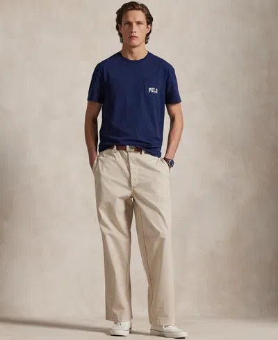 Polo Ralph Lauren Crew Neck Graphic Print Chest Pocket