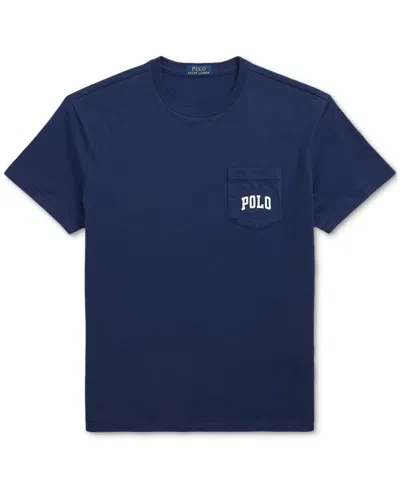 Polo Ralph Lauren Crew Neck Graphic Print Chest Pocket