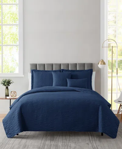 Nestl Ellipse Embossed 4-pc. Quilt Set, Twin/twin Xl