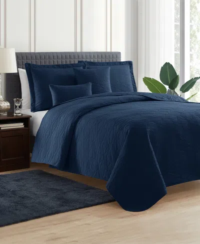 Nestl Ellipse Embossed 4-pc. Quilt Set, Twin/twin Xl