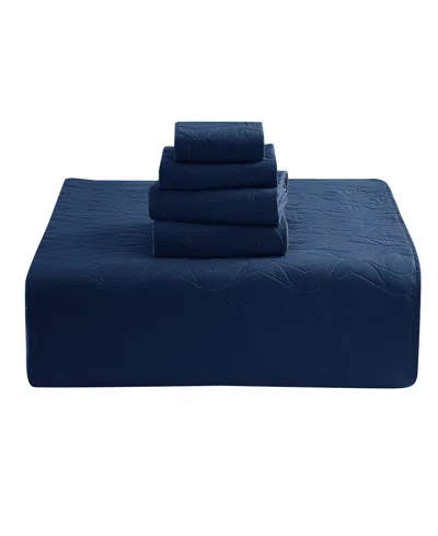 Nestl Ellipse Embossed 4-pc. Quilt Set, Twin/twin Xl