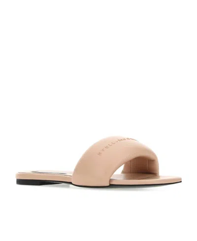 Stella Mccartney Open-toe Flat Sandals In Brown